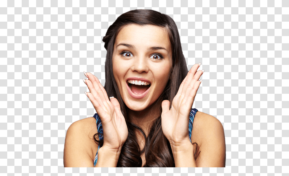 Excited Girl Background Excited Girl, Face, Person, Female, Laughing Transparent Png