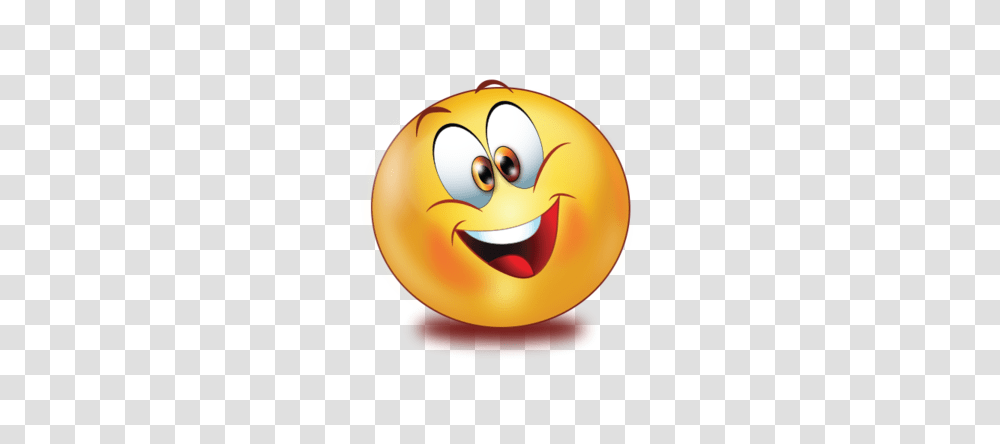 Excited Smile Emoji, Plant, Fruit, Food, Produce Transparent Png