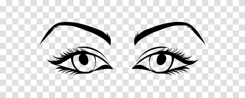 Exciting Eyes Clipart Black And White, Plant, Face Transparent Png