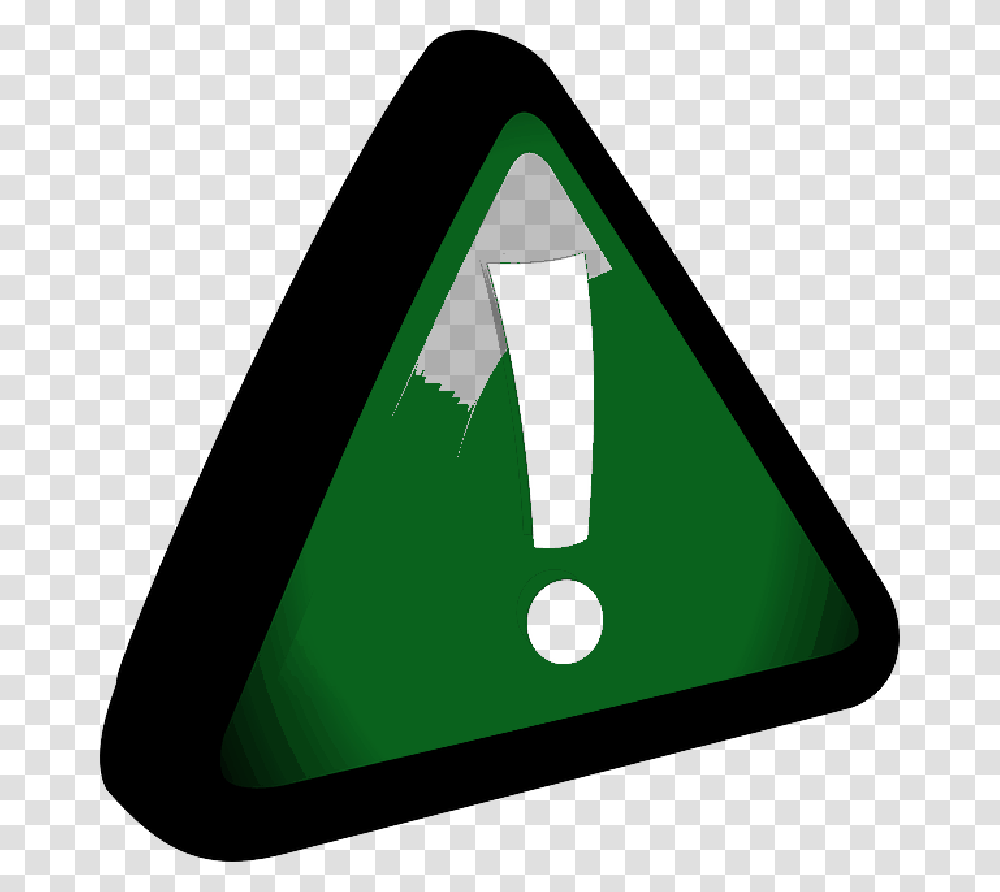 Exclamation Mark In Green Triangle Limitations Icon, Symbol, Sign Transparent Png