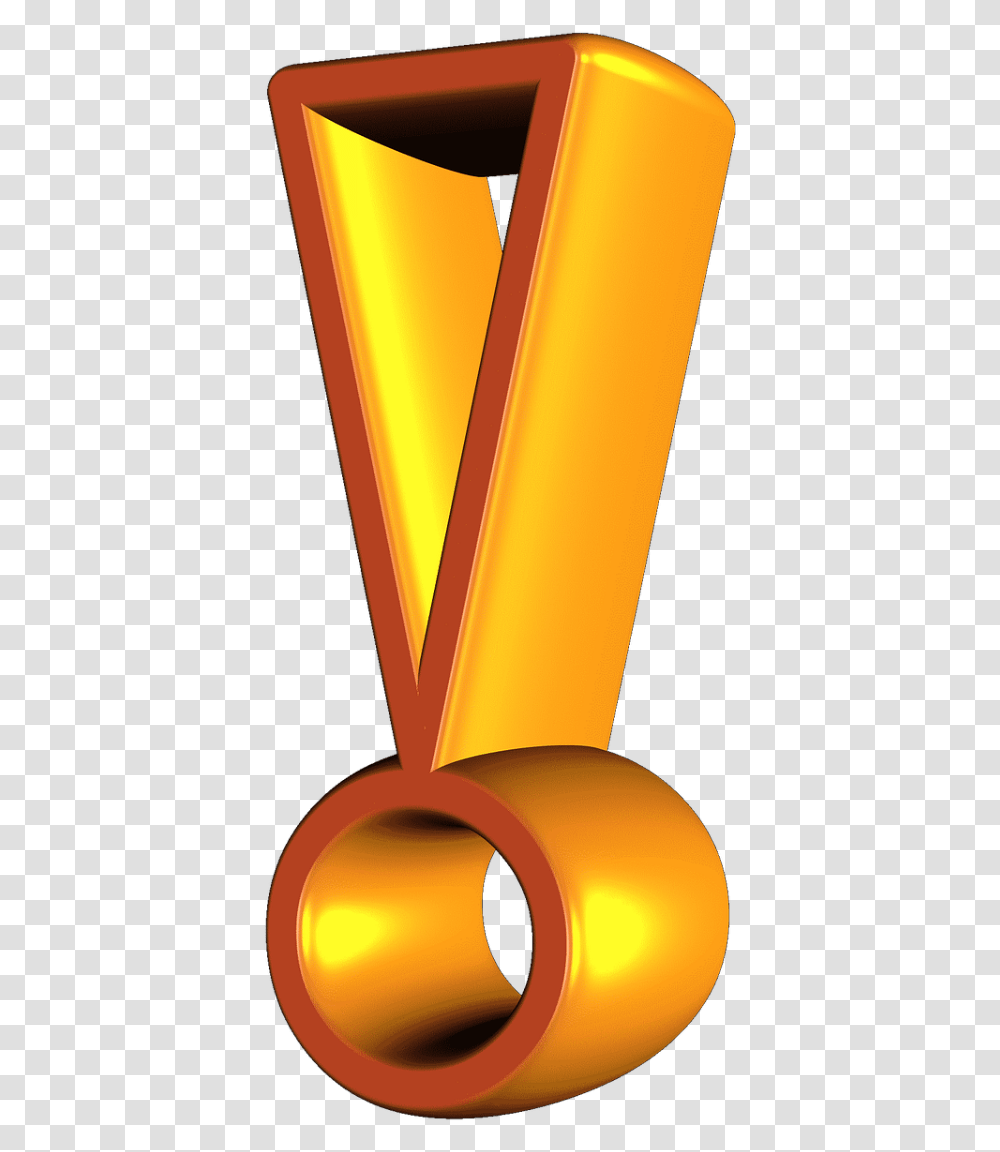 Exclamation Mark, Lamp, Trophy, Gold Transparent Png