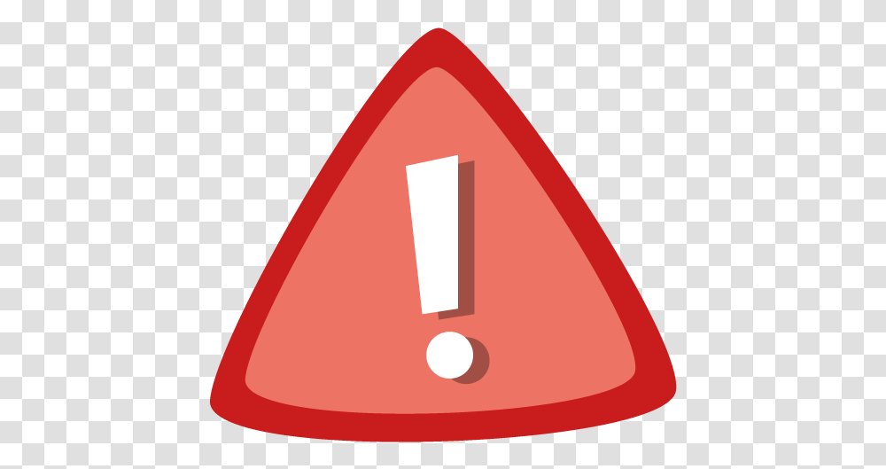 Exclamation Point In Red Triangle Triangle, Cone Transparent Png