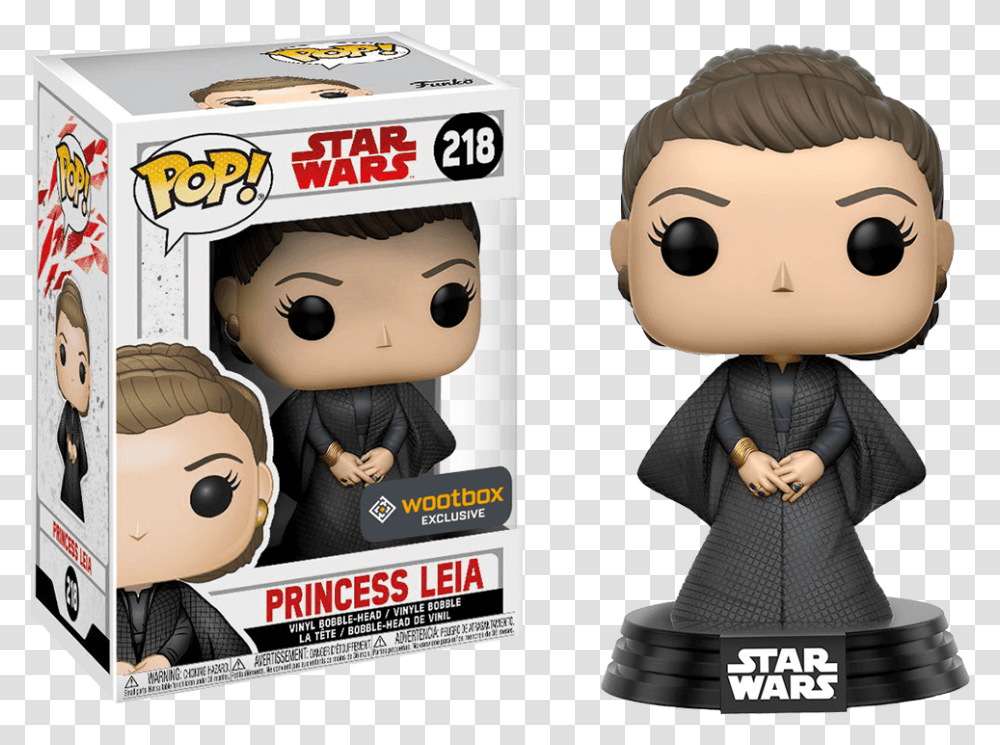 Exclusive Pop Figurine - Princess Leia Star Wars  Funko Pop Star Wars Leia, Doll, Toy, Person, Human Transparent Png