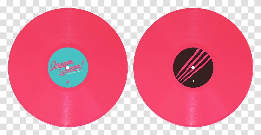 Exclusive 'scream Queen My Nightmare Hot Pink Vinyl, Disk, Dvd, Balloon, Purple Transparent Png