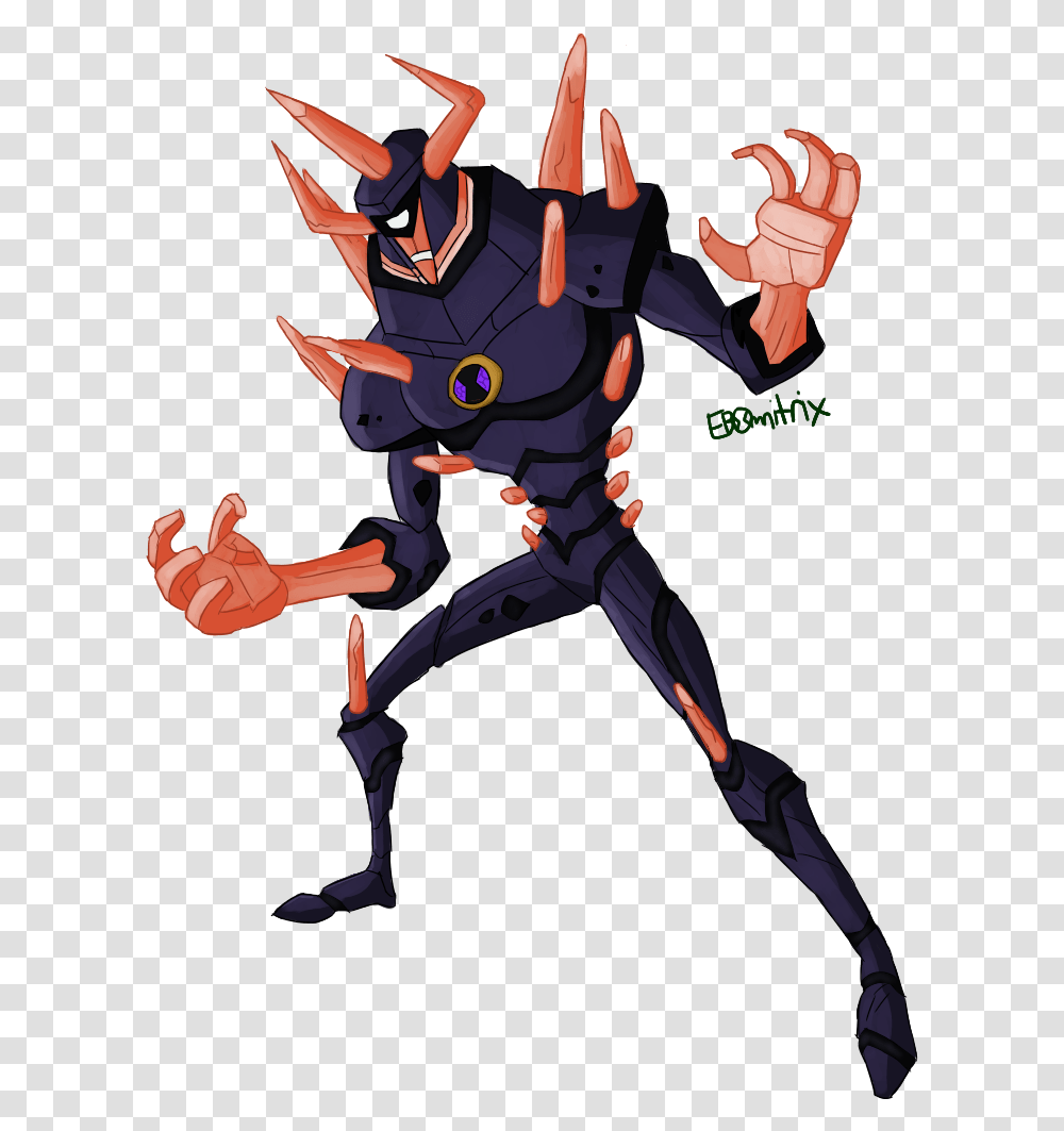 Executioner Drawing Muscle Ben 10 Chromastone, Hand, Person, Human, Duel Transparent Png
