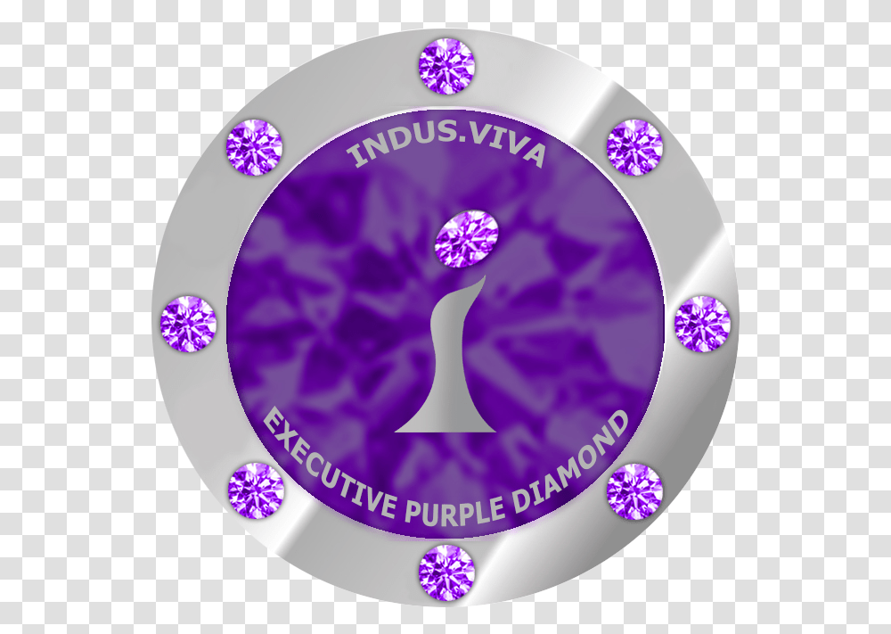 Executive Diamond Symbol In Indus Viva, Purple, Gemstone, Jewelry, Accessories Transparent Png