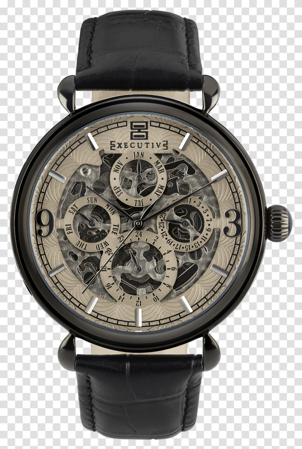 Executive Morning Grey Watch, Wristwatch, Clock Tower, Architecture, Building Transparent Png