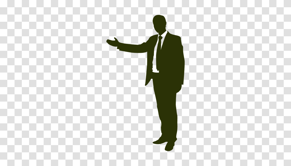 Executive Walking Silhouette, Standing, Person, Hand, Word Transparent Png