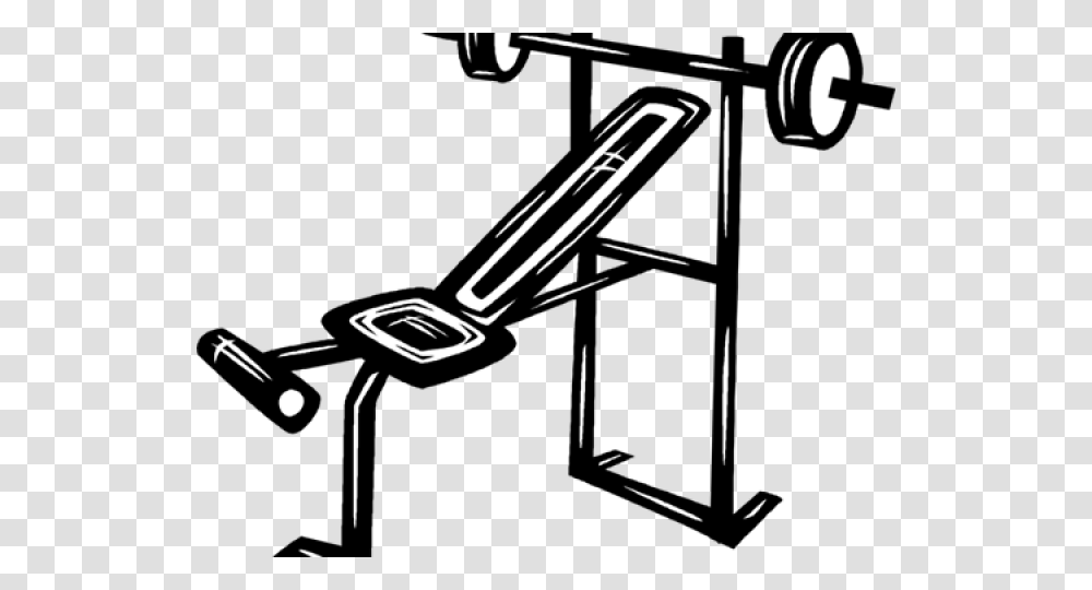 Exercise Bench Clipart Bar Weight, Tool, Stencil, Hammer Transparent Png