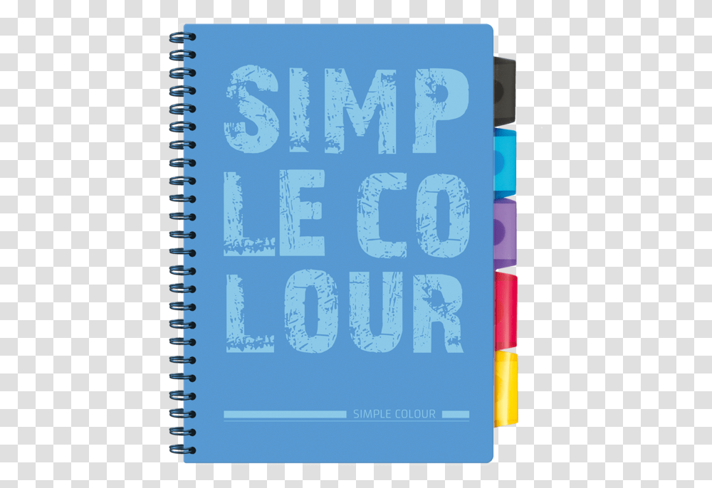 Exercise Book A4 With Divider, Diary, Page, Spiral Transparent Png
