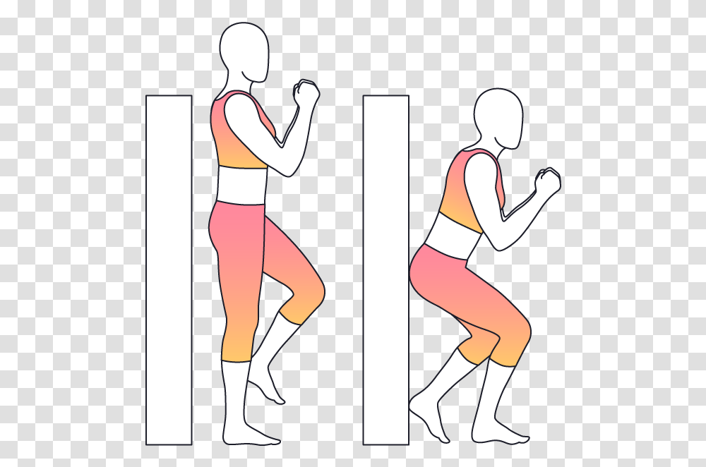 Exercise Clipart Squat Exercise Illustration, Person, Pants, Juggling Transparent Png