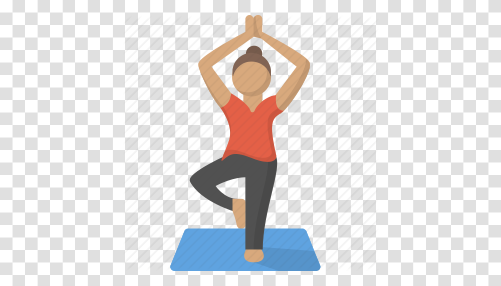Exercise Fitness Meditation Stretch Workout Yoga Zen Icon, Standing, Female, Kneeling, Working Out Transparent Png