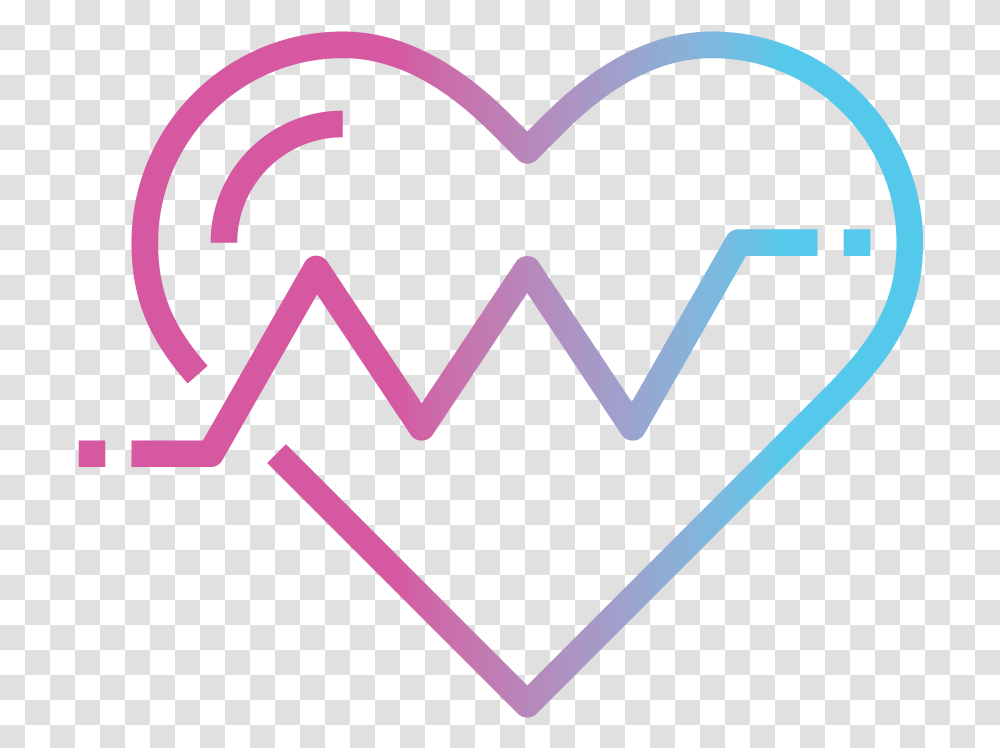 Exercise Icon, Heart, Purple, Cushion Transparent Png