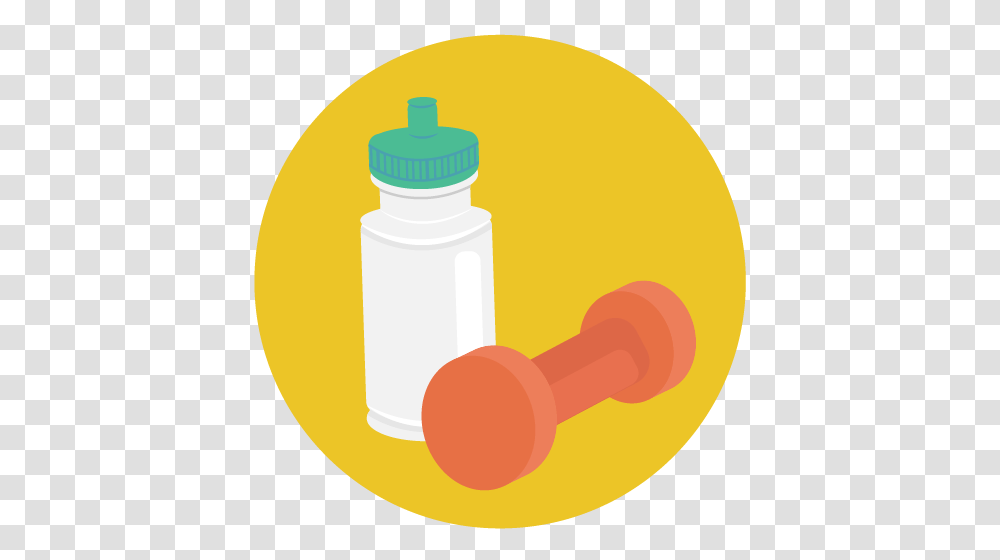 Exercise Picture, Bottle, Plastic, Water Bottle, Label Transparent Png