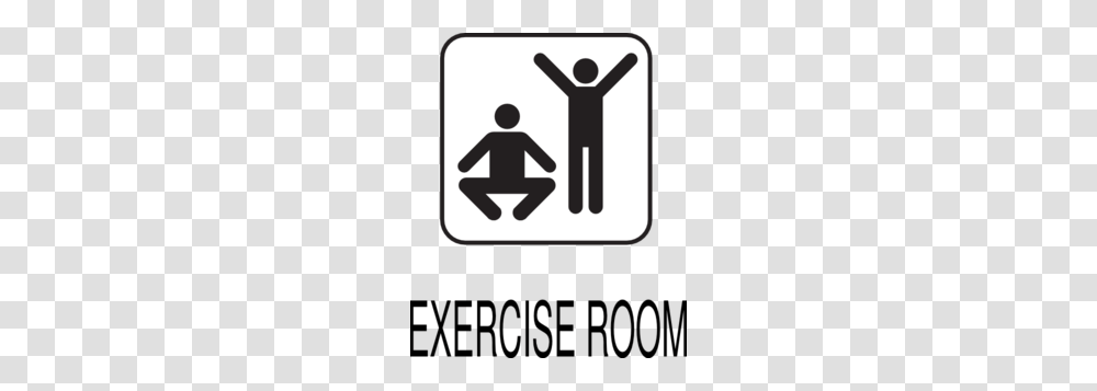 Exercise Room Clip Art, Sign, Road Sign, Pedestrian Transparent Png
