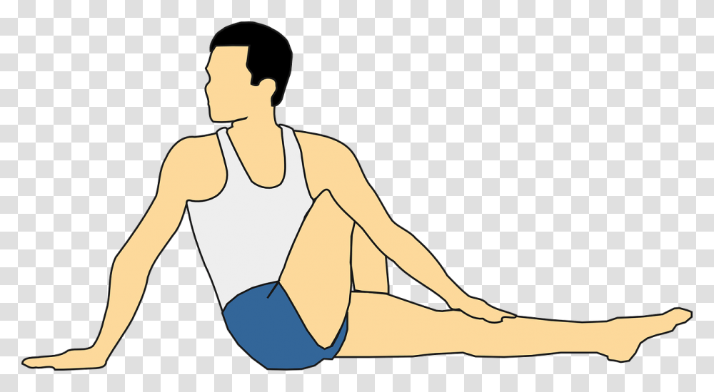 Exercise Stretch Stretching Fitness Workout Yoga Yoga Vakrasana, Person, Human, Working Out, Sport Transparent Png