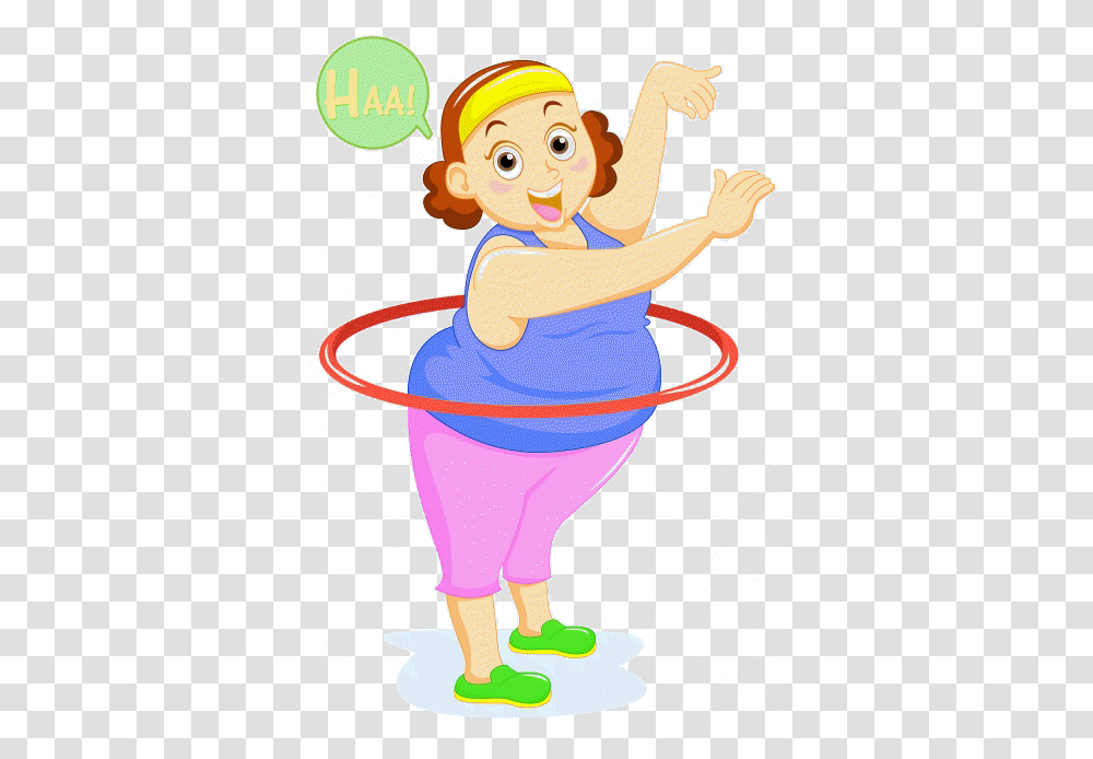Exercising Lady With Hula Hoop, Toy, Person, Human Transparent Png