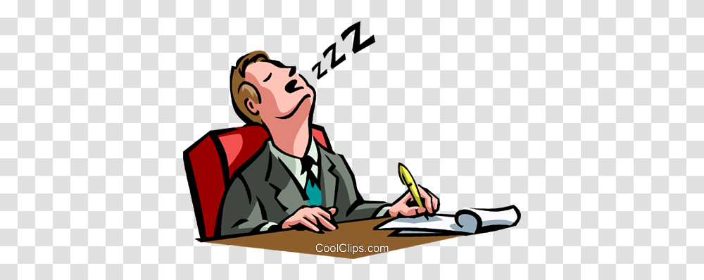 Exhaustion Royalty Free Vector Clip Art Illustration, Book, Teacher, Poster Transparent Png