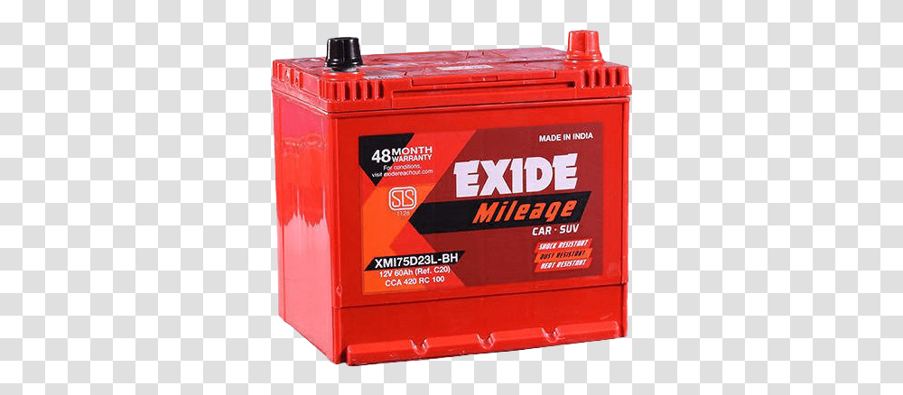 Exide Car Battery All 12 Volt Exide Car Battery, First Aid, Box, Mailbox, Letterbox Transparent Png