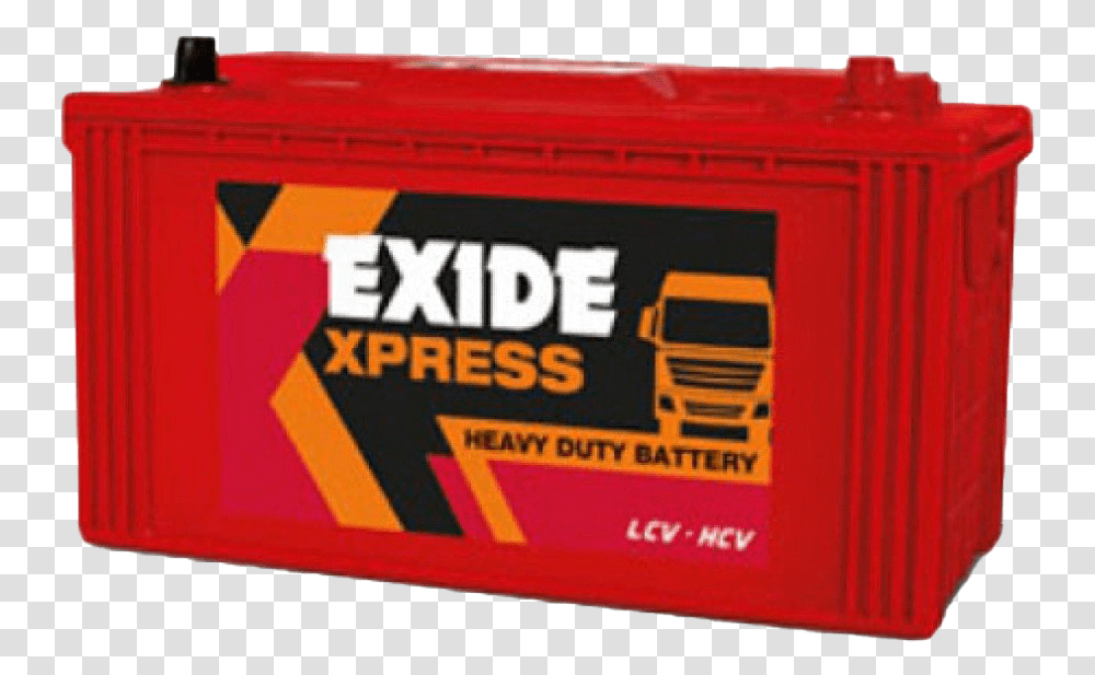 Exide Car Battery Exide Xpress Heavy Duty Battery, Text, Label, Mailbox, Outdoors Transparent Png