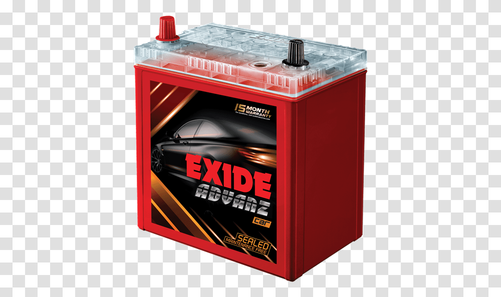 Exide Launches Advanz India's First Completely Sealed And Electric Battery, Appliance, Mailbox, Letterbox, Fire Truck Transparent Png