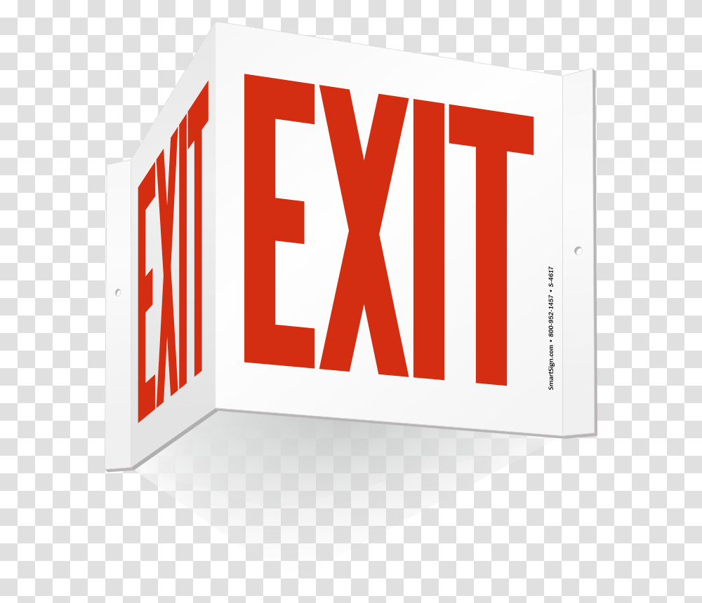 Exit Big Size Sign Neon Exit Sign Clipart, Word, Paper, Advertisement Transparent Png
