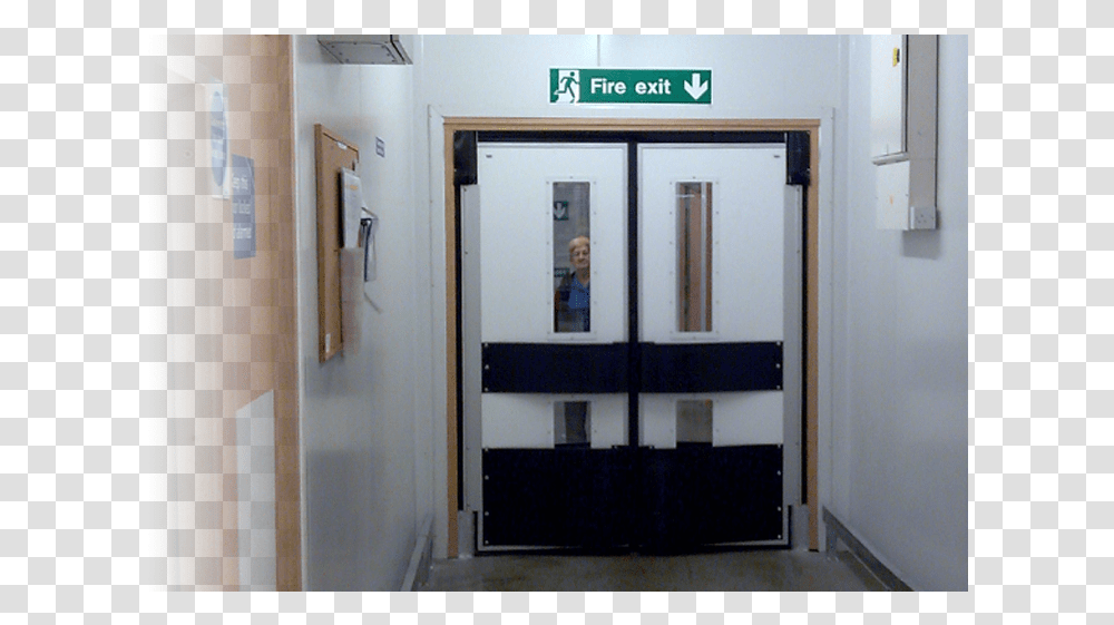 Exit Door Commercial Building, Person, Human, Folding Door, Sliding Door Transparent Png