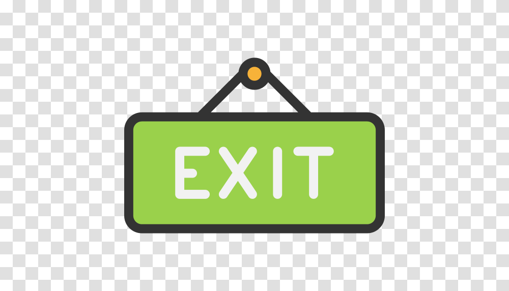 Exit Exit Icon, First Aid, Label Transparent Png