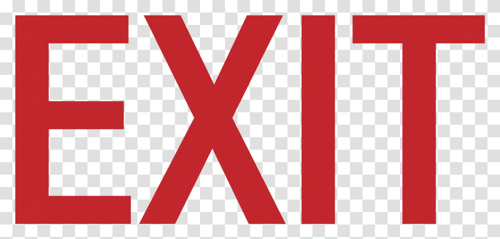 Exit Exit Sign, Word, Label, Alphabet Transparent Png