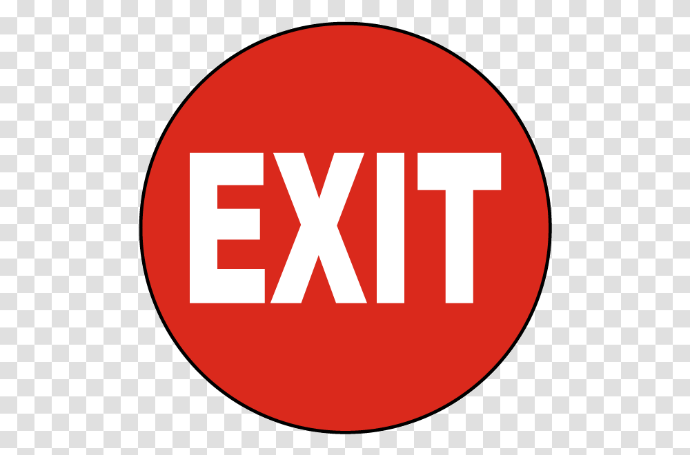 Exit Floor Sign, First Aid, Label, Logo Transparent Png