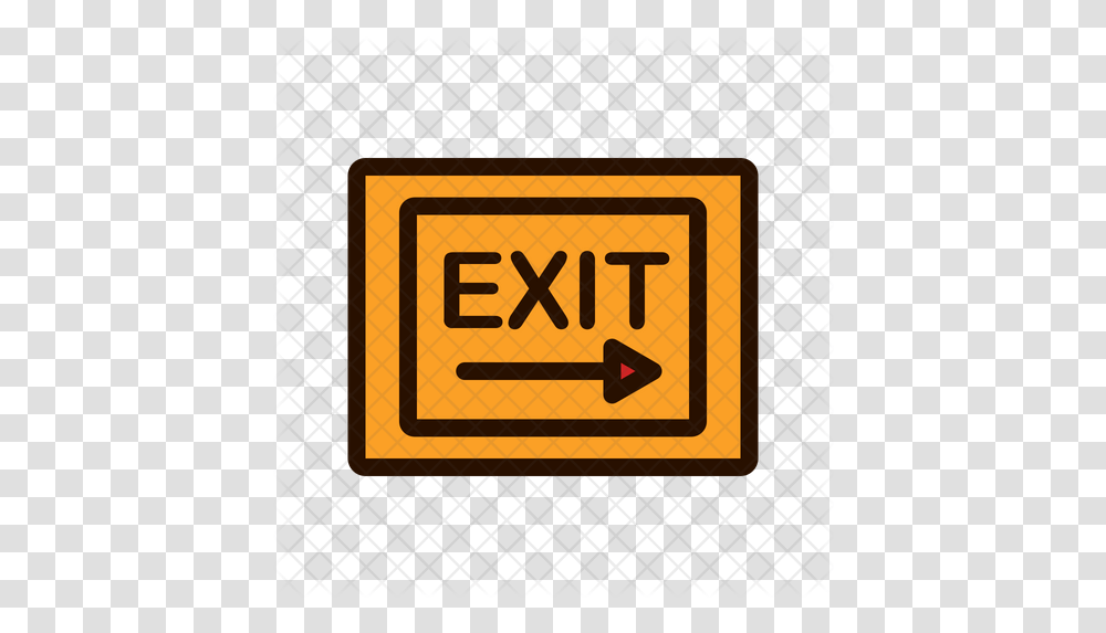 Exit Icon Exit Icon, Symbol, Sign, Road Sign, Text Transparent Png