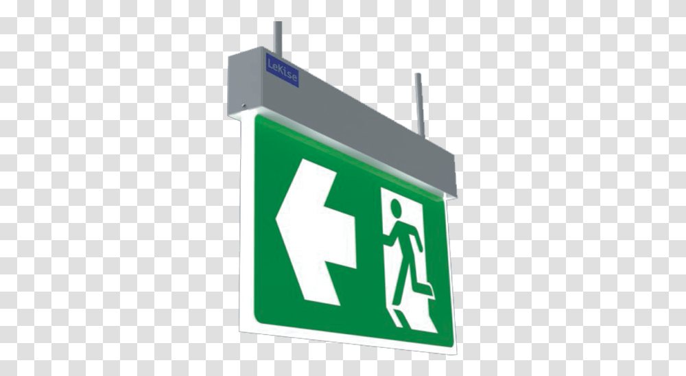 Exit Light Image Exit Sign, Symbol, Recycling Symbol, Road Sign Transparent Png
