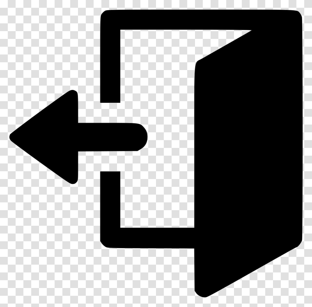Exit Logout Icon Free Download, Recycling Symbol, Sign Transparent Png