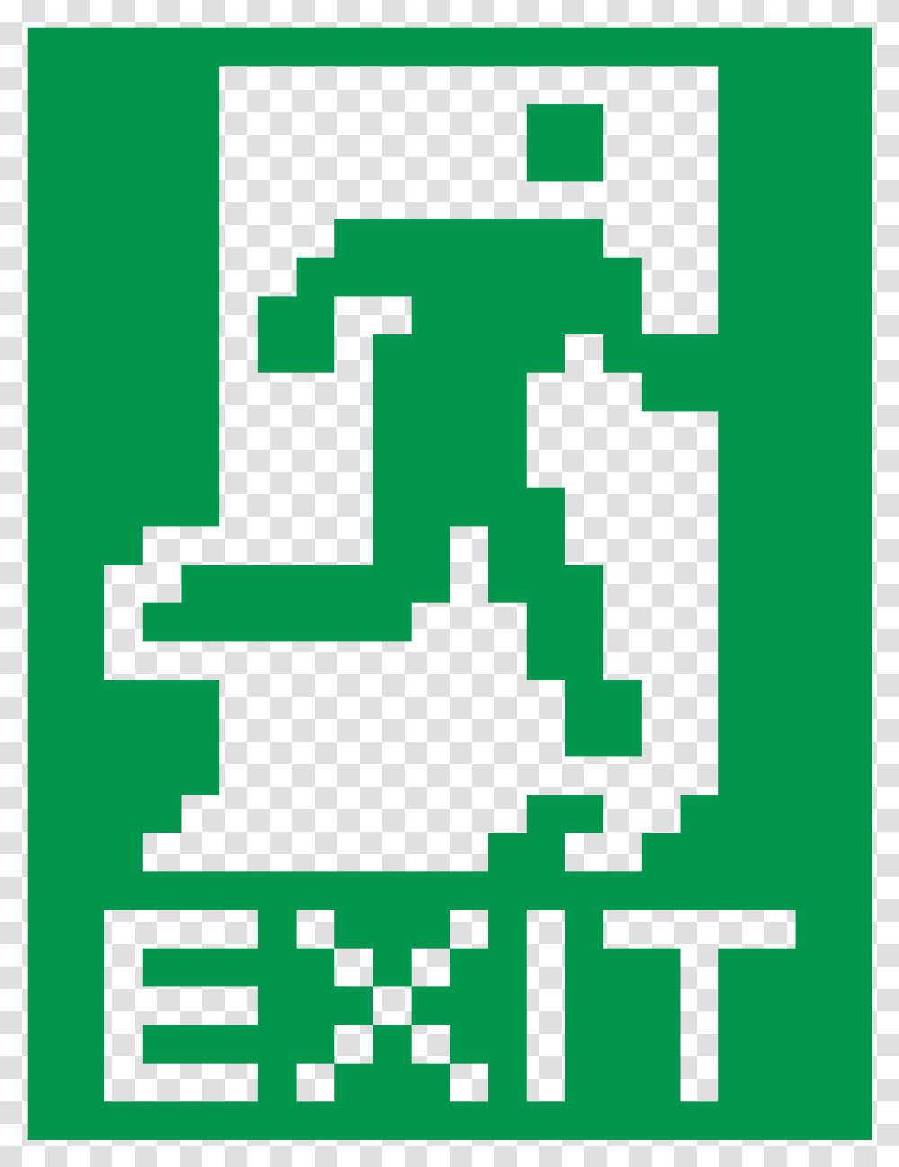 Exit Pixel Art, First Aid Transparent Png