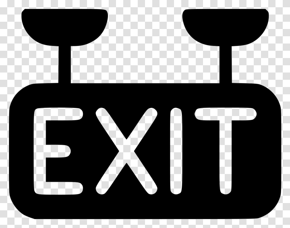 Exit Sign Icon Free Download, Weapon, Weaponry Transparent Png