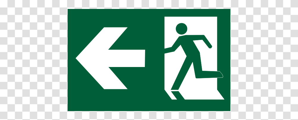 Exit, Sign, Recycling Symbol, Pedestrian Transparent Png