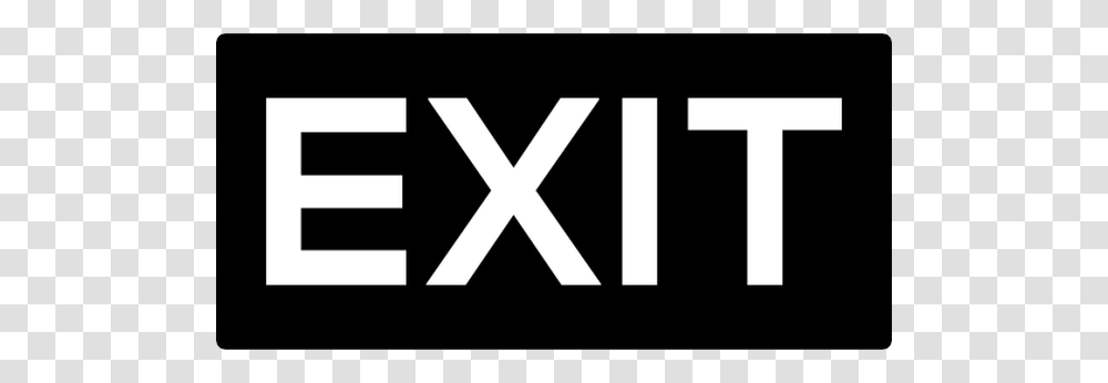 Exit, Label, Cross Transparent Png