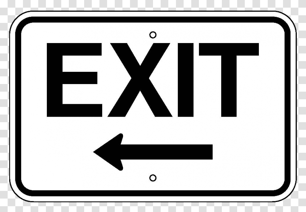 Exit, Label, Number Transparent Png