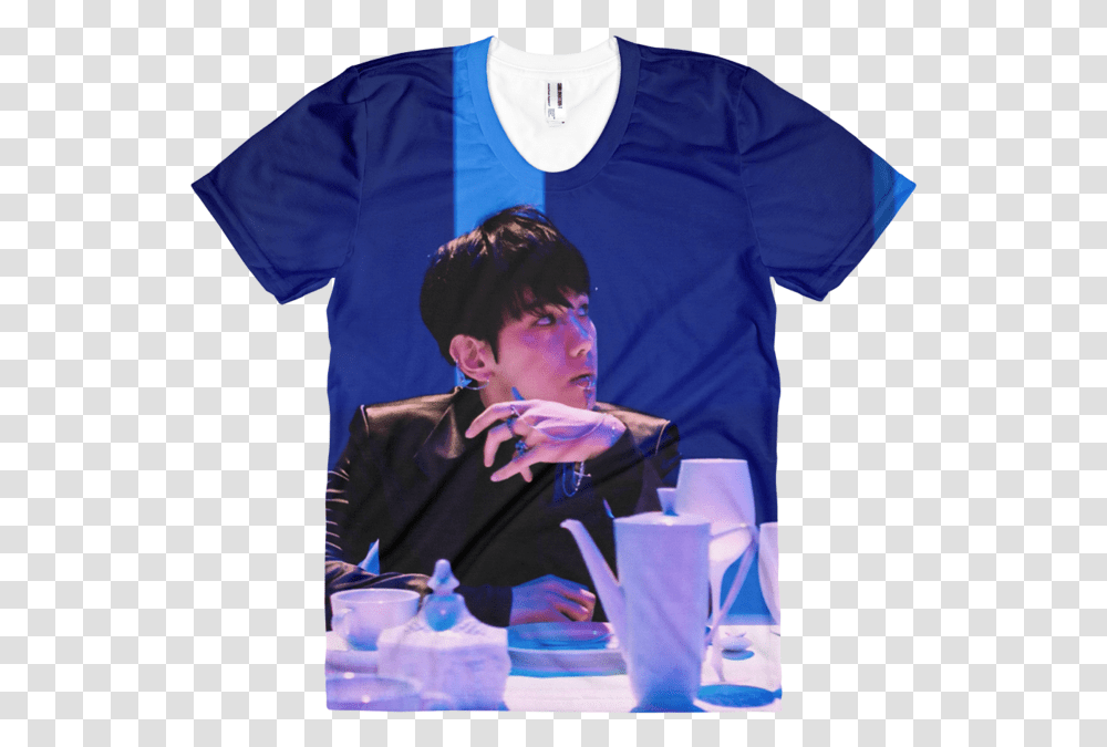 Exo Baekhyun Shirt Short Sleeve, Clothing, Apparel, Person, Human Transparent Png