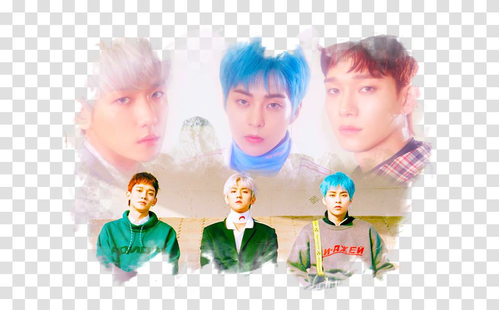 Exo Cbx Comeback 2018, Person, Performer, Face, People Transparent Png