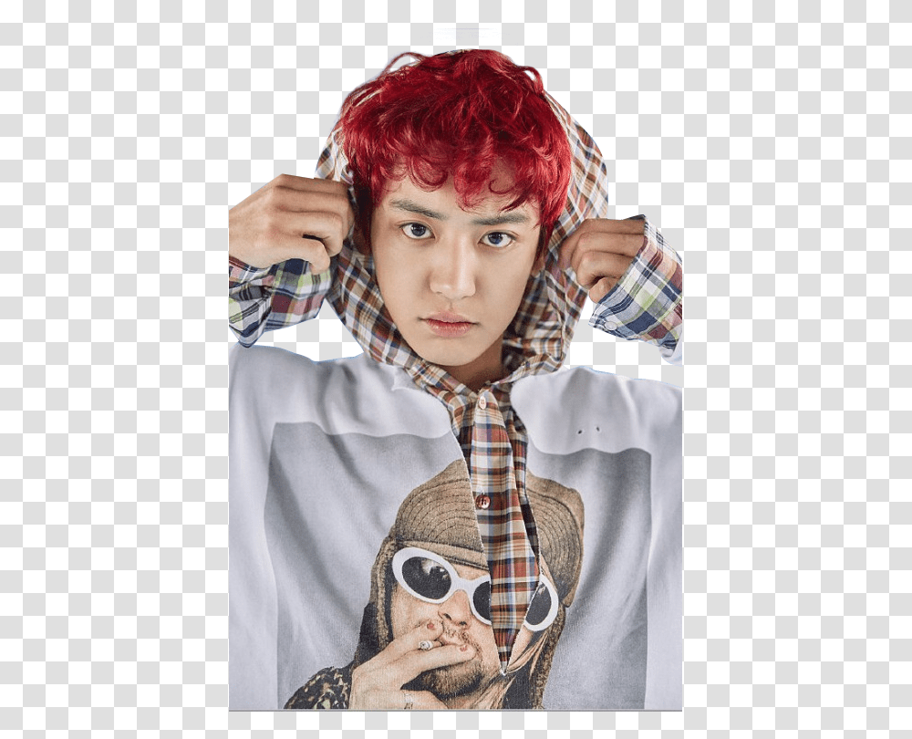Exo Chanyeol And Kpop Image, Sunglasses, Person, Face Transparent Png