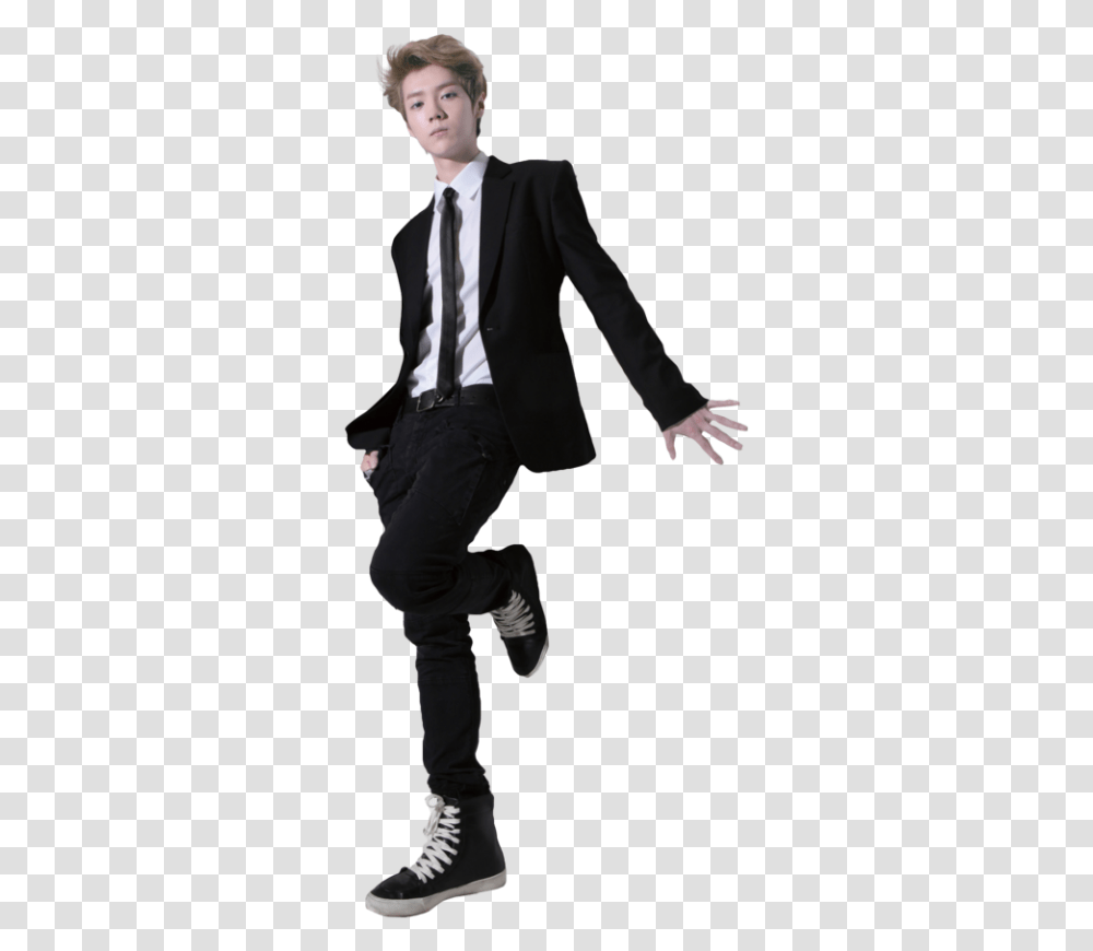Exo Chanyeol Photoshoot 2014, Suit, Overcoat, Tie Transparent Png