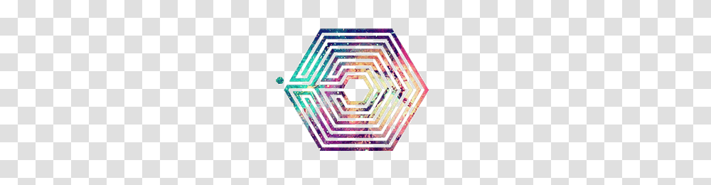Exo Comeback Logo With A Galaxy Based Color Made, Rug, Metropolis, City, Urban Transparent Png