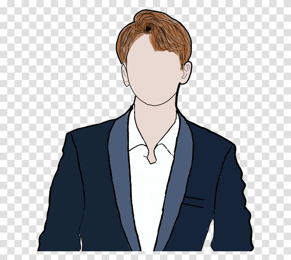 Exo Exo Fanart, Suit, Overcoat, Tuxedo Transparent Png