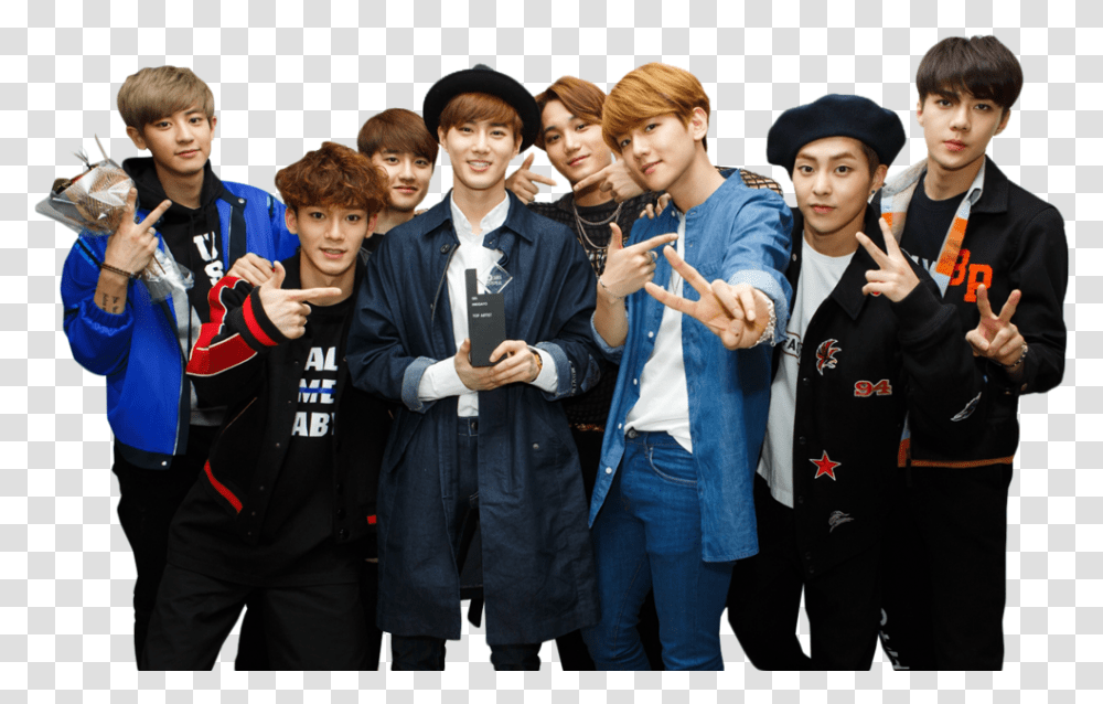 Exo Exo, Person, Clothing, Coat, People Transparent Png