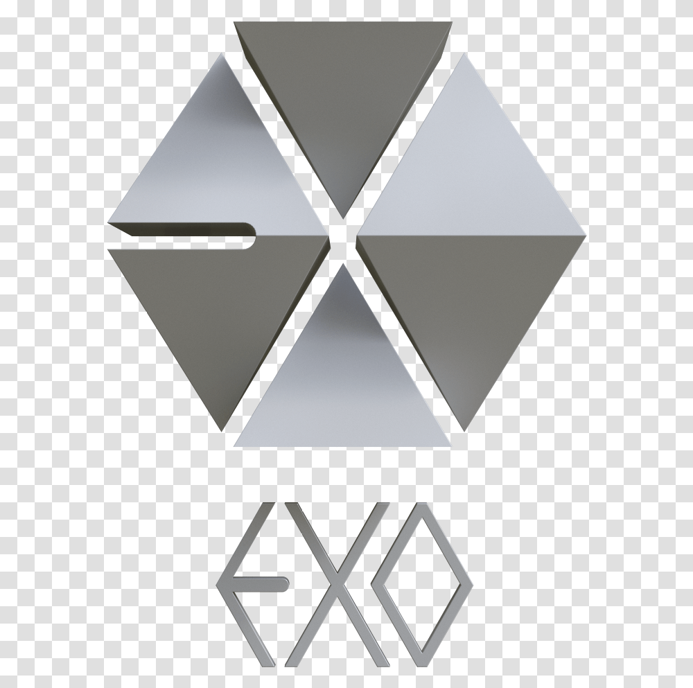 Exo Logo Google Search Peace Symbol Exo Exo Logo, Triangle, Lighting Transparent Png