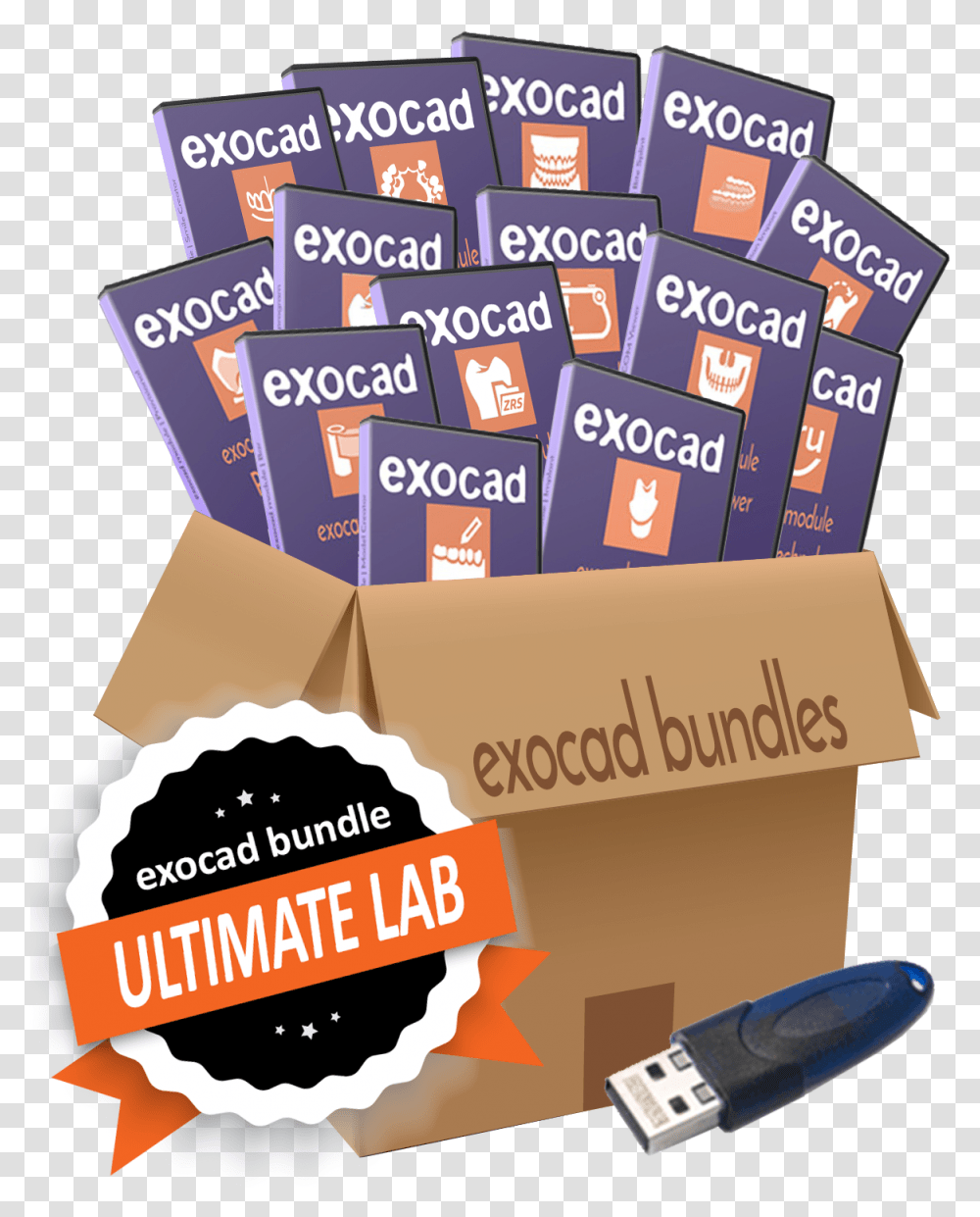 Exocad Ultimate Lab Bundle Exocad Ultimate Lab, Poster, Advertisement, Flyer, Paper Transparent Png