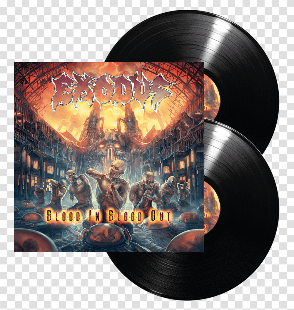 Exodus Blood In Blood Out Album Cover, Disk, Dvd, Person, Human Transparent Png