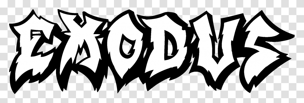 Exodus Metal Band Logo, Stencil, Dynamite, Bomb Transparent Png