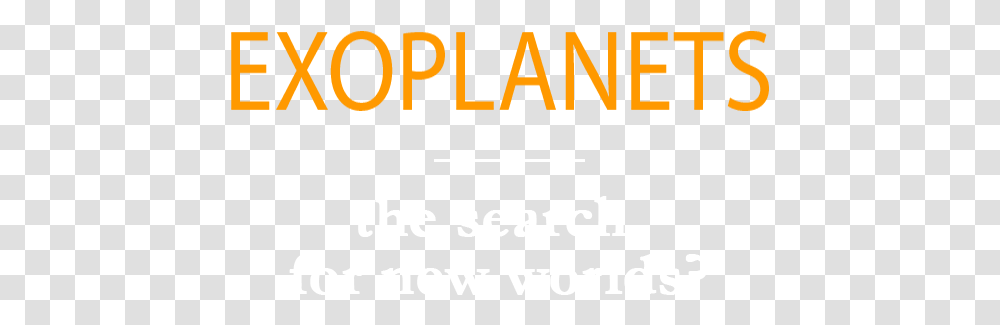Exoplanetes Titre Anglais Orange, Alphabet, Word, Paper Transparent Png